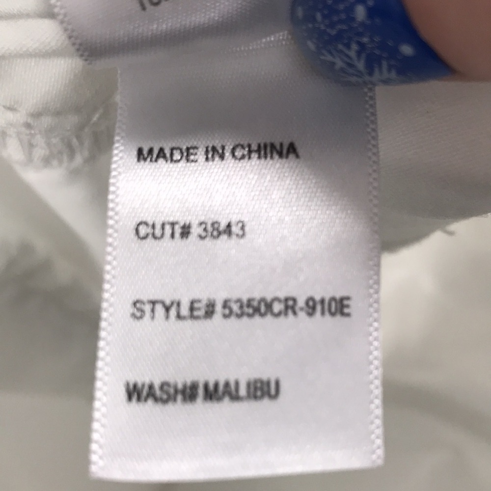 Articles of Society "Sarah" White Mid-Rise Skinny Jeans 5350CR-910E Size 30 - Picture 5 of 11